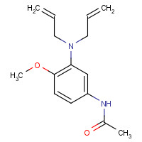 51868-45-2 4-Acetylamino-2-(diallylamino)anisole chemical structure