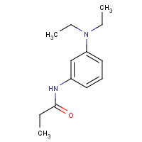 22185-75-7 N-[3-(Diethylamino)phenyl]propionamide chemical structure