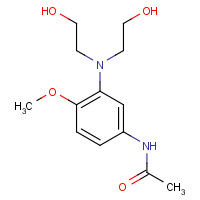 24530-67-4 4-Acetylamino-2-(bis(2-hydroxyethyl)amino)anisole chemical structure