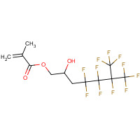 16083-79-7 3-(PERFLUORO-3-METHYLBUTYL)-2-HYDROXYPROPYL METHACRYLATE chemical structure