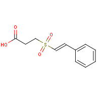 175205-22-8 3-(STYRYLSULFONYL)PROPANOIC ACID chemical structure