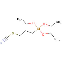 34708-08-2 3-Thiocyanatopropyltriethoxysilane chemical structure