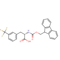 205526-27-8 FMOC-L-3-Trifluoromethylphe chemical structure