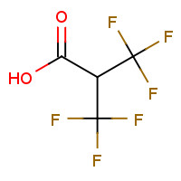 564-10-3 3,3,3-TRIFLUORO-2-(TRIFLUOROMETHYL)PROPIONIC ACID chemical structure