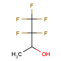 374-40-3 3,3,4,4,4-PENTAFLUORO-2-BUTANOL chemical structure