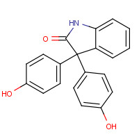125-13-3 3,3-BIS(P-HYDROXYPHENYL)OXINDOLE chemical structure