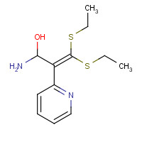 175204-16-7 3,3-DI(ETHYLTHIO)-2-(2-PYRIDYL)ACRYLONITRILE chemical structure