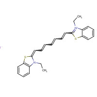 3071-70-3 3,3'-DIETHYLTHIATRICARBOCYANINE IODIDE chemical structure