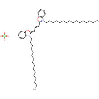 161433-32-1 3,3'-DIHEXADECYLOXACARBOCYANINE PERCHLORATE chemical structure