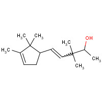 107898-54-4 3,3-Dimethyl-5-(2,2,3-trimethyl-3-cyclopenten-1-yl)-4-penten-2-ol chemical structure