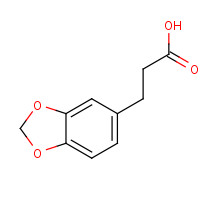 2815-95-4 3-(3,4-METHYLENEDIOXYPHENYL)PROPIONIC ACID chemical structure