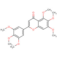 29043-07-0 3',4',5',5,6,7-HEXAMETHOXYFLAVONE chemical structure