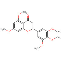 53350-26-8 3',4',5',5,7-PENTAMETHOXYFLAVONE chemical structure