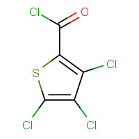 24422-15-9 3,4,5-TRICHLOROTHIOPHENE-2-CARBONYL CHLORIDE chemical structure