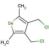 63822-24-2 3,4-Bis(chloromethyl)-2,5-dimethylselenophene chemical structure