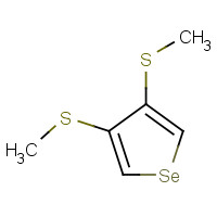 88589-46-2 3,4-Bis(methylthio)selenophene chemical structure