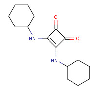 100749-12-0 3,4-DI(CYCLOHEXYLAMINO)CYCLOBUT-3-ENE-1,2-DIONE chemical structure
