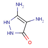 52057-97-3 3,4-DIAMINO-5-HYDROXYPYRAZOL SULFAT chemical structure