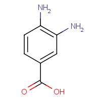 619-05-6 3,4-Diaminobenzoic acid chemical structure