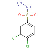 6655-74-9 3,4-DICHLOROBENZENESULPHONYLHYDRAZIDE chemical structure