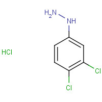19763-90-7 3,4-Dichlorophenylhydrazine hydrochloride chemical structure