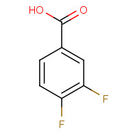 455-86-7 3,4-Difluorobenzoic acid chemical structure