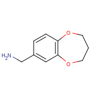 23475-00-5 3,4-DIHYDRO-2H-1,5-BENZODIOXEPIN-7-YLMETHYLAMINE chemical structure