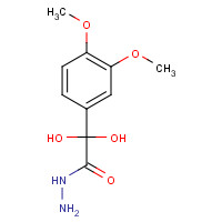 60075-23-2 3,4-DIMETHOXYPHENYLACETIC ACID HYDRAZIDE chemical structure