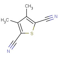 155632-41-0 3,4-DIMETHYLTHIOPHENE-2,5-DICARBONITRILE chemical structure
