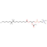 112602-69-4 3,5,9-Trioxa-4-phosphapentacosan-18,18,19,19-t4-1-aminium,7-(acetyloxy)-4-hydroxy-N,N,N-trimethyl-10-oxo-,innersalt] chemical structure