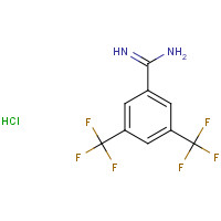 97603-94-6 3,5-BIS(TRIFLUOROMETHYL)BENZAMIDINE HYDROCHLORIDE chemical structure