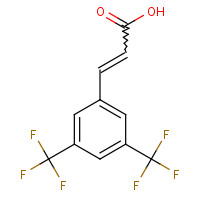 155814-20-3 3,5-BIS(TRIFLUOROMETHYL)CINNAMIC ACID chemical structure