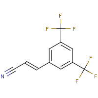 175136-63-7 3,5-BIS(TRIFLUOROMETHYL)CINNAMONITRILE chemical structure