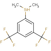 33558-36-0 3,5-BIS(TRIFLUOROMETHYL)PHENYLDIMETHYLSILANE chemical structure