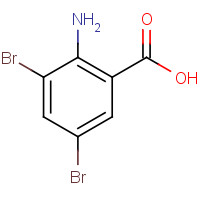 609-85-8 2-Amino-3,5-dibromobenzoic acid chemical structure