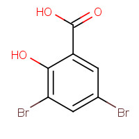 3147-55-5 3,5-Dibromosalicylic acid chemical structure