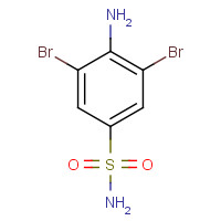 39150-45-3 3,5-DIBROMOSULFANILAMIDE chemical structure