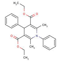 83300-97-4 DIETHYL 1,4-DIHYDRO-2,6-DIMETHYL-1,4-DIPHENYL-3,5-PYRIDINEDICARBOXYLATE chemical structure