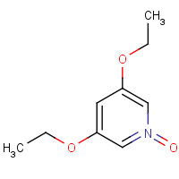 62566-54-5 3,5-Diethoxypyridine-1-oxide chemical structure