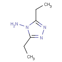 6285-28-5 3,5-DIETHYL-1,2,4-TRIAZOL-4-YLAMINE chemical structure