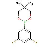 216393-57-6 3,5-DIFLUOROBENZENEBORONIC ACID NEOPENTYL GLYCOL CYCLIC ESTER chemical structure