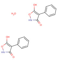 111943-85-2 3,5-DIHYDROXY-4-PHENYLISOXAZOLE HEMIHYDRATE chemical structure