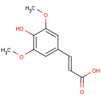 530-59-6 4-Hydroxy-3,5-dimethoxycinnamic acid chemical structure