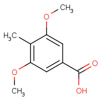 61040-81-1 3,5-DIMETHOXY-4-METHYLBENZOIC ACID chemical structure