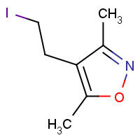 83467-36-1 3,5-DIMETHYL-4-(2-IODOETHYL)ISOXAZOLE chemical structure