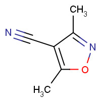 31301-46-9 3,5-DIMETHYL-4-ISOXAZOLECARBONITRILE chemical structure