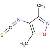 321309-27-7 3,5-DIMETHYL-4-ISOXAZOLYL ISOTHIOCYANATE chemical structure