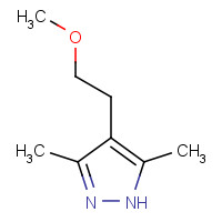 83467-25-8 3,5-DIMETHYL-4-(2-METHOXYETHYL)-1H-PYRAZOLE chemical structure