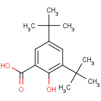 19715-19-6 3,5-Bis-tert-butylsalicylic acid chemical structure