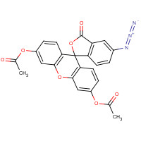 77162-07-3 5(6)-AZIDOFLUORESCEIN DIACETATE chemical structure